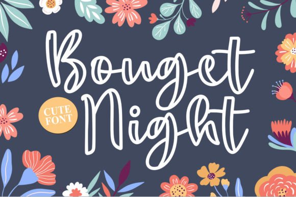Bouget Night: The Handwritten Font That Elevates Small Business Branding