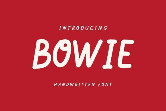 Bowie: The Playful Handwritten Font for Creative Crafters