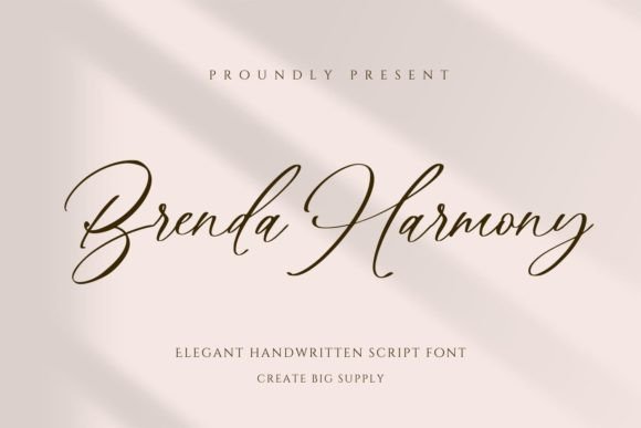 Brenda Harmony: A Premium Script Font for Modern Campaigns