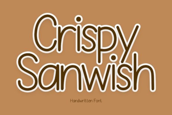 Bringing Warmth to Your Shop with the Crispy Sanwish Typeface