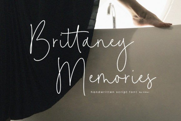 Brittaney Memories: The Handwritten Font for Authentic Brand Identity