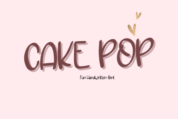 Cake Pop: A Handwritten Typeface for Editorial Elegance