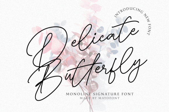 Delicate Butterfly: The Perfect Script Font for Handmade Creators