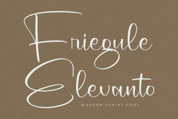 Friegule Elevanto: The Enchanting Handwritten Typeface for Romantic Branding