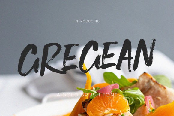 Gregean Brush: The Relaxed Script Typeface for Editorial Design