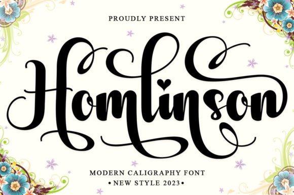 Homlinson: A Handwritten Typeface for Warm Brand Identities