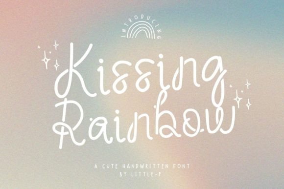 Kissing Rainbow: The Handwritten Typeface That Elevates Small Business Branding