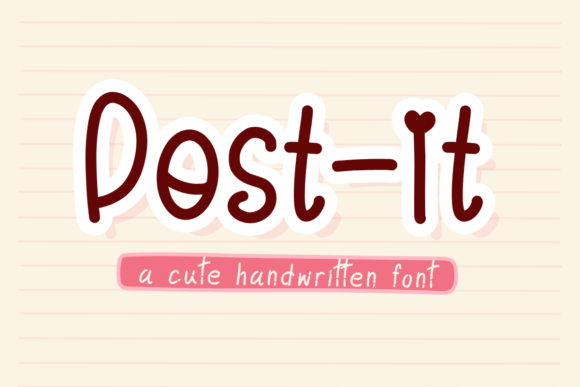 Post-it: The Handwritten Font for Modern Web Design