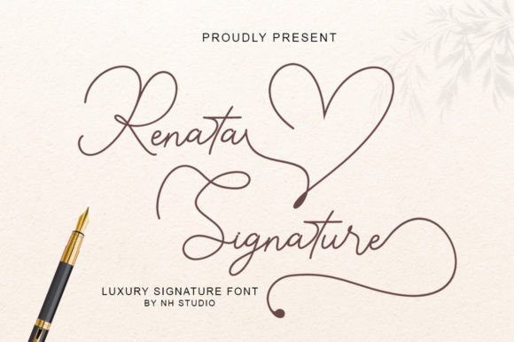 Renata Signature: The Elegant Typeface That Elevates Your Brand