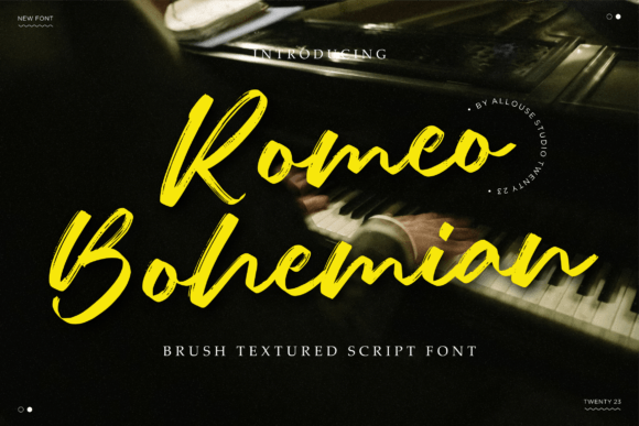 Romeo Bohemian: The Brush Script Font That Elevates Your Brand