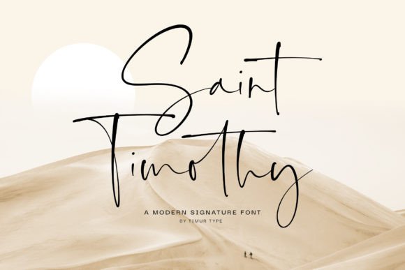 Saint Timothy Font Review: A Charming Script for Modern Branding