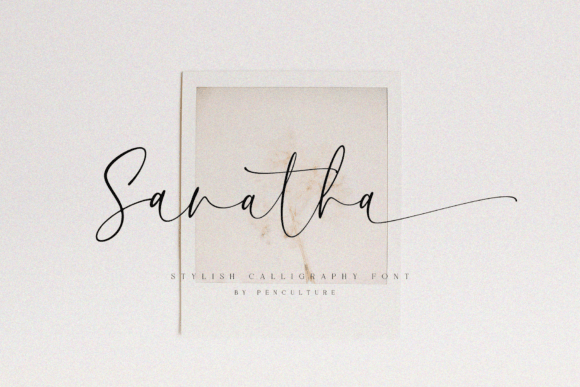 Sanatha: A Handwritten Typeface for Modern Editorial Design