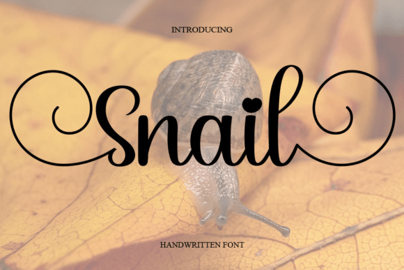 Snail: A Handwritten Typeface That Brings Warmth to Digital Design