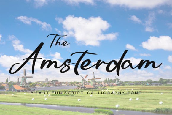 The Amsterdam Typeface: A Sweet Handwritten Font for Digital Branding